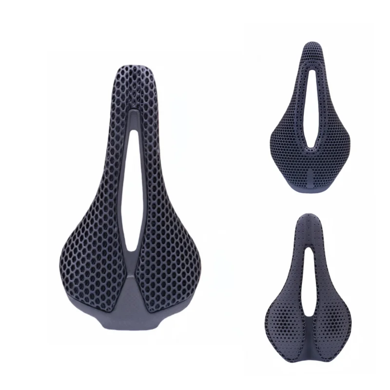 

ultralight Full Carbon 3D Printed Saddle Hollow Comfortable MTB Road Racing Bike Cycling Seat Bicycle Cushion Parts