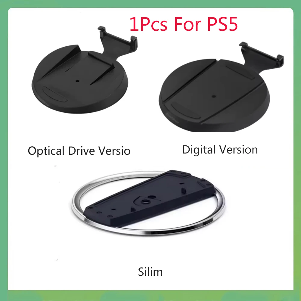 1Pcs For PS5 Host Stand Uprigh For Playstation 5 Slim Console Digital Drive Edition With Screw Base Stand Heat Dissipation