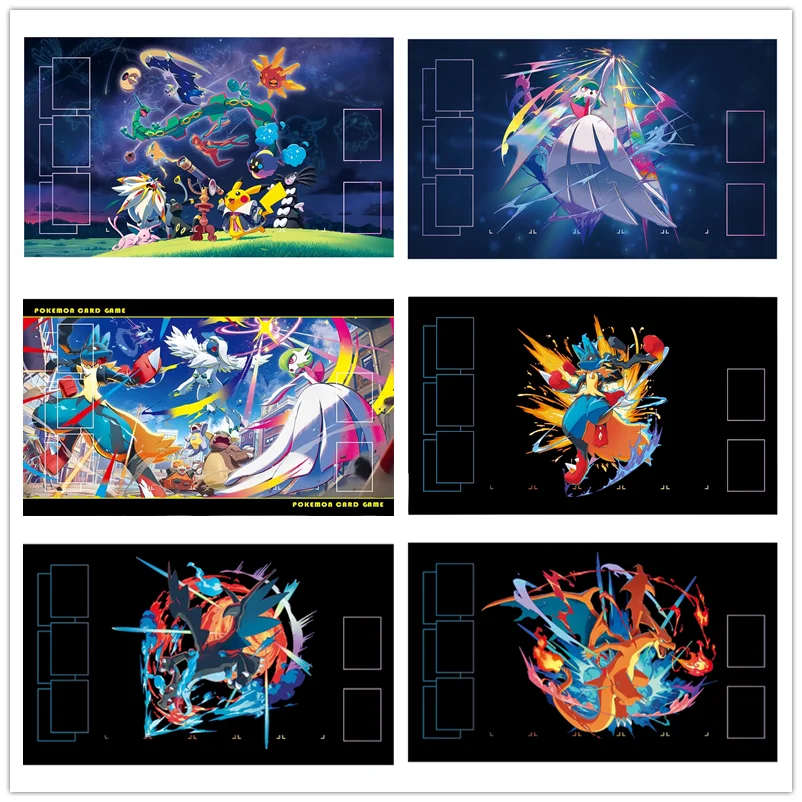 600-350-2mm-anime-pokemon-jogo-ptcg-dedicado-diy-cartao-playmat-mega-evolucao-serie-charizard-gardevoir-lucario-colecao-brinquedos