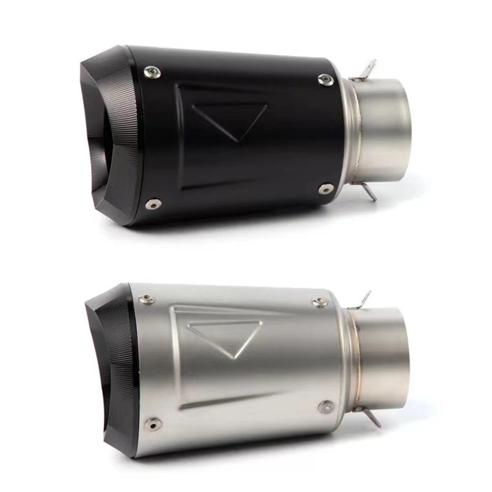 

Универсальная выхлопная труба мотоцикла 60 мм 51 мм из углеродного волокна для гоночной трубы Escape Escapamento de Moto CBR600F MT07 Z800 R6