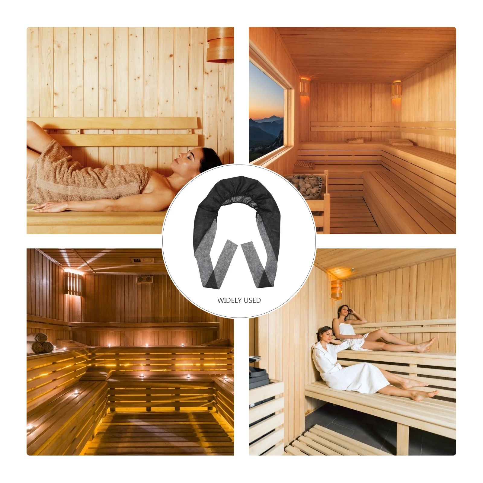 50 قطعة من حمالات الصدر النسائية للاستعمال مرة واحدة، ملابس داخلية سبا خفيفة الوزن وجيدة التهوية للسفر ورحلة العمل والساونا وخدمة العناية بالبشرة #3