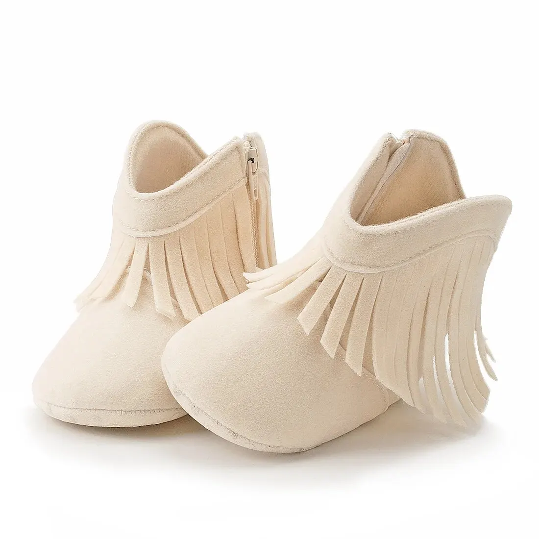 Meckior stivaletti per bambini Vintage nappa suola antiscivolo inverno caldo neonati maschi scarpe per ragazze stivaletti da neve primi camminatori