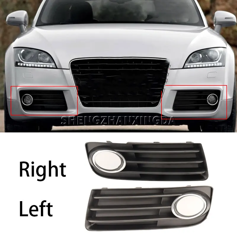 

Suitable for Audi Tt 2011-2014 Car Left/Right Front Bumper Fog Light Grille Grille Cover 8J 0807681 J 8J 0807682 J