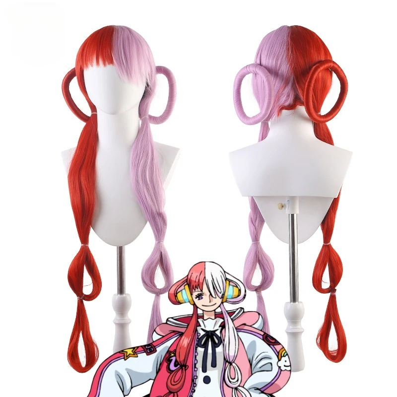 

Super Long Synthetic Wigs with Bangs Women Halloween Anime One Piece Figure Uta Hancock Cosplay Natural Hair Wig Heat Resistant