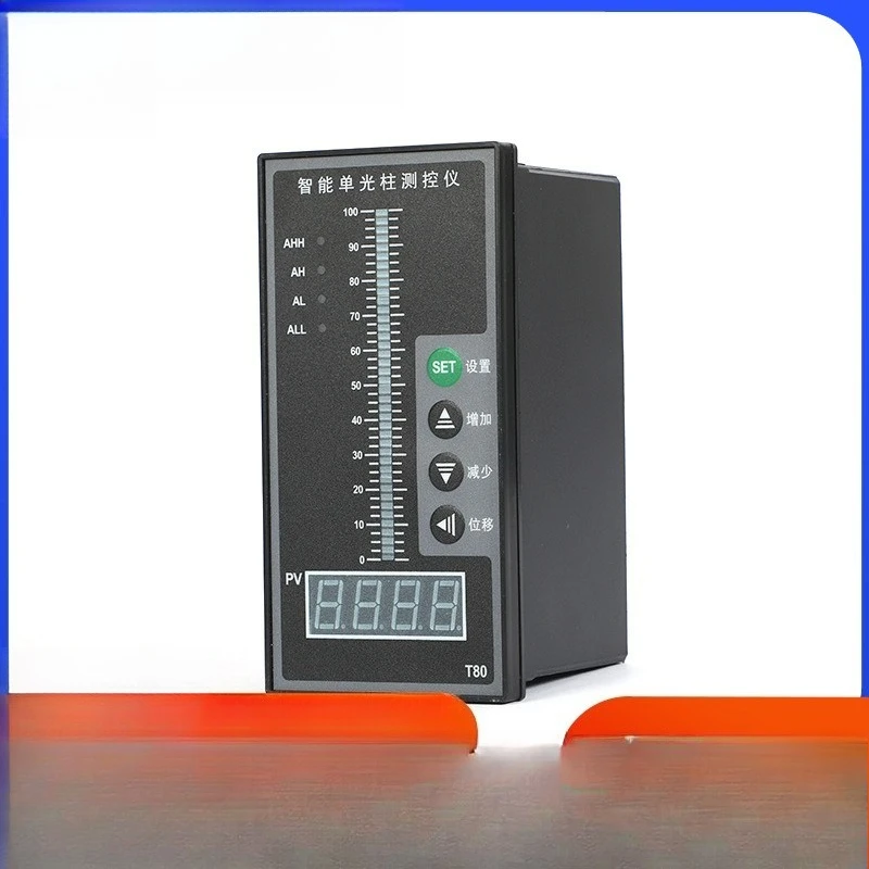 T80 Single Column Liquid Level Controller Intelligent Digital Water Level Display Meter Pool Water Level Control Instrument