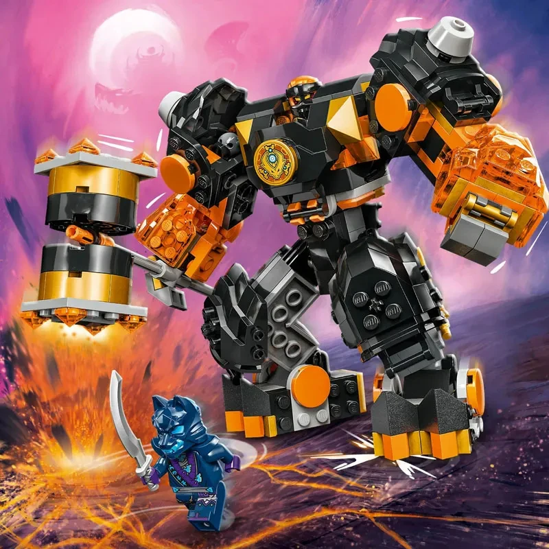 IN STOCK Cole's Elemental Earth Mecha 71806 Building Blocks Adults Bricks Children Toys for Kids Birthday Christmas Gifts