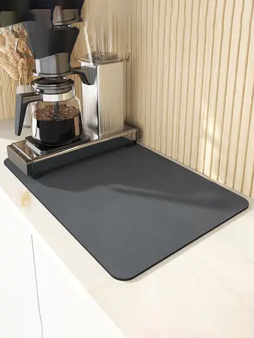 Super Absorbent Large Kitchen Absorbent Mat Antiskid Draining Coffee Dish Drying Mat Quick Dry Bathroom Drain Pad Tableware Mat