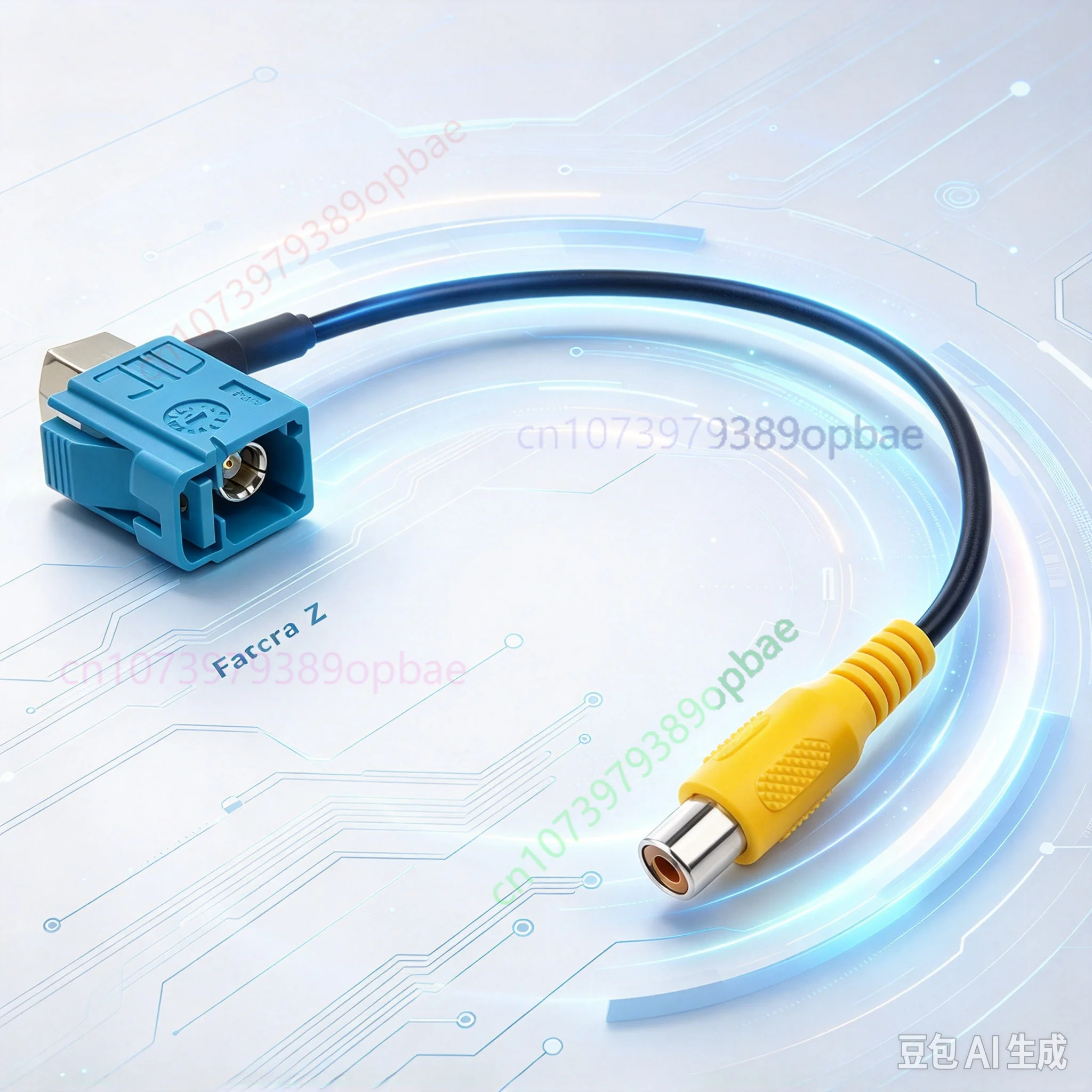 Replacement Fakra Z Female To Female Video Cable Adapter for Car Reversing Rear View 6980