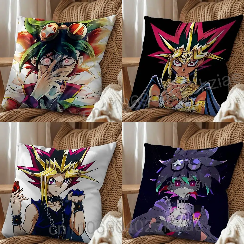 Black Magician Yami Yugi game YuGiOh Pillow Case cover Nap Time  Sofa Living home Room Bedroom Backrest Cushion Square cojines