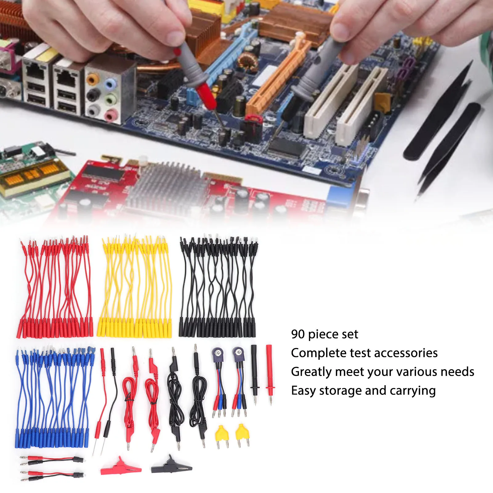 Test Leads Kit for Automotive Circuit Multimeter Terminal Multi Function Probe Test Leads Kit Multimeter Test Leads Kit