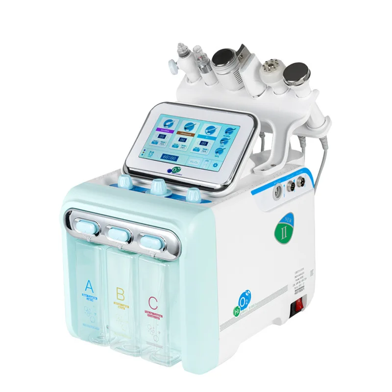 

Hydrogen and oxygen small bubble beauty instrument Beauty salon Multifunctional special color light mask Hydrating and cleansing