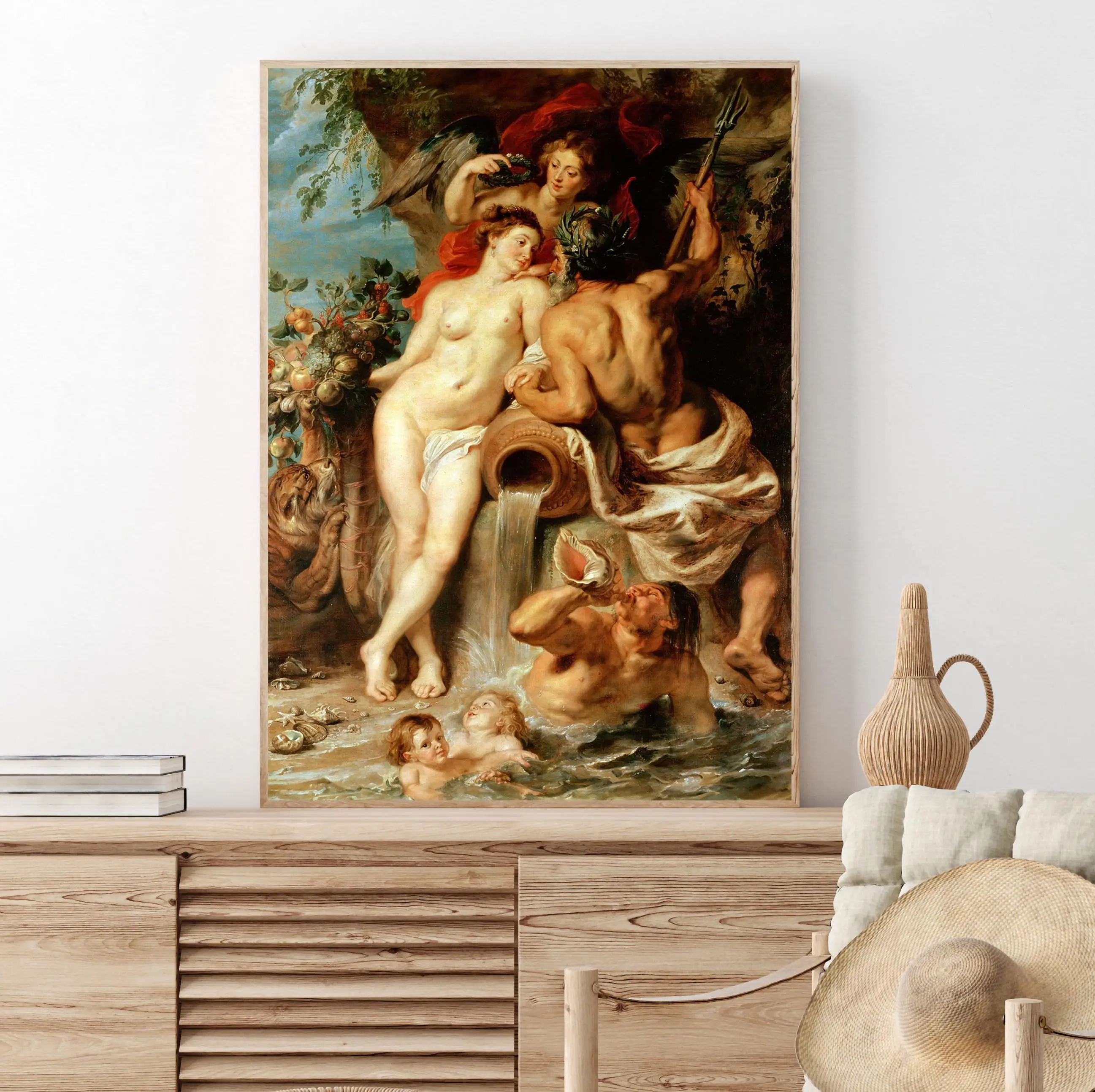 Classic Nordic Artist William Aitty Nude Artwork Vintage Posters Prints Canvas Painting Wall Art Picture Living Room Home Decor