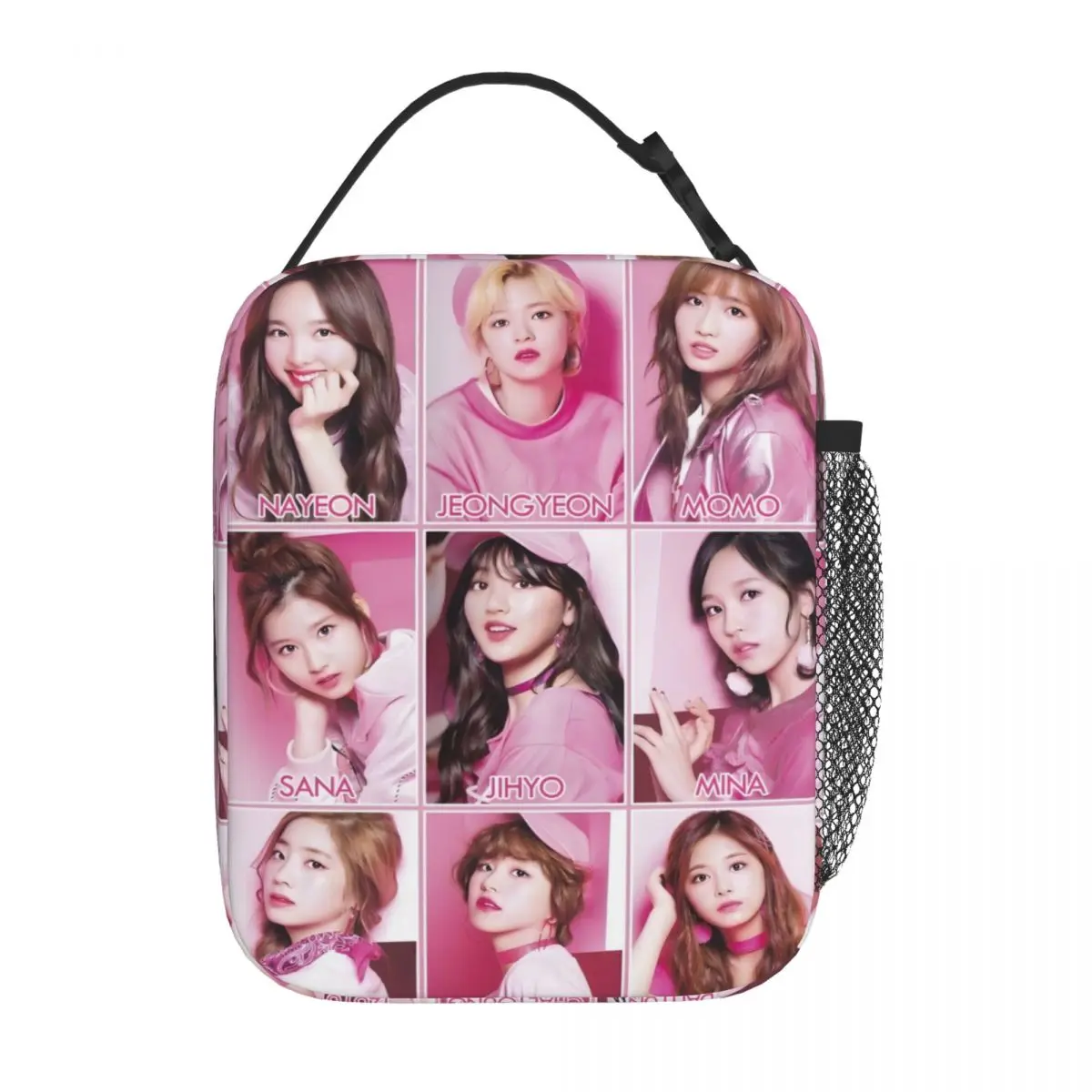 K-POP-TWICE Lunch Bag Lunch Container New Arrival Cooler Thermal Lunch Box For Office