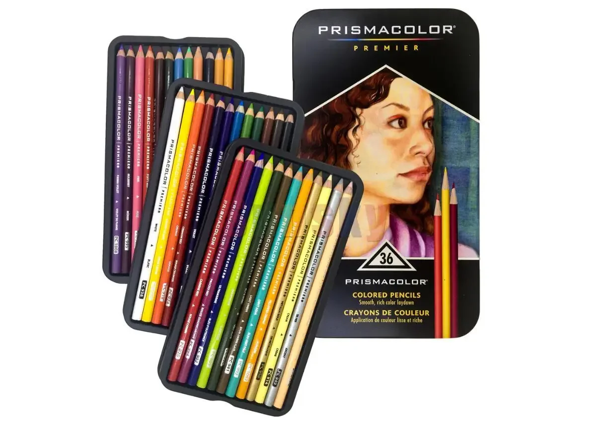 أقلام رصاص ملونة مسبقة 36 قيراط من PRISMACOLOR بجودة فنية احترافية من Soft CORE