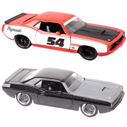 Car Only! 1/24 Scale Jada Bigtime 1973 Plymouth Barracuda firestone Muscle Car Diecasts & Toy Vehicles Furious Racing Cuda Model