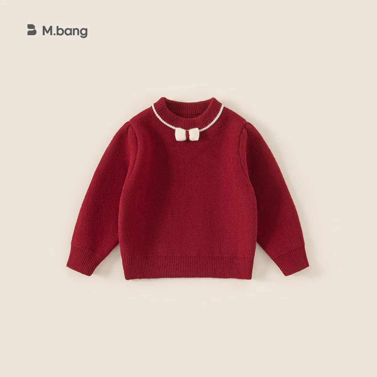 

1-8Y Children Girls Sweater 2025 Winter Knit Casual Kids Baby Girls Pullovers Whic Warm Butterfly Bow Teenager Girl Tops Sweater