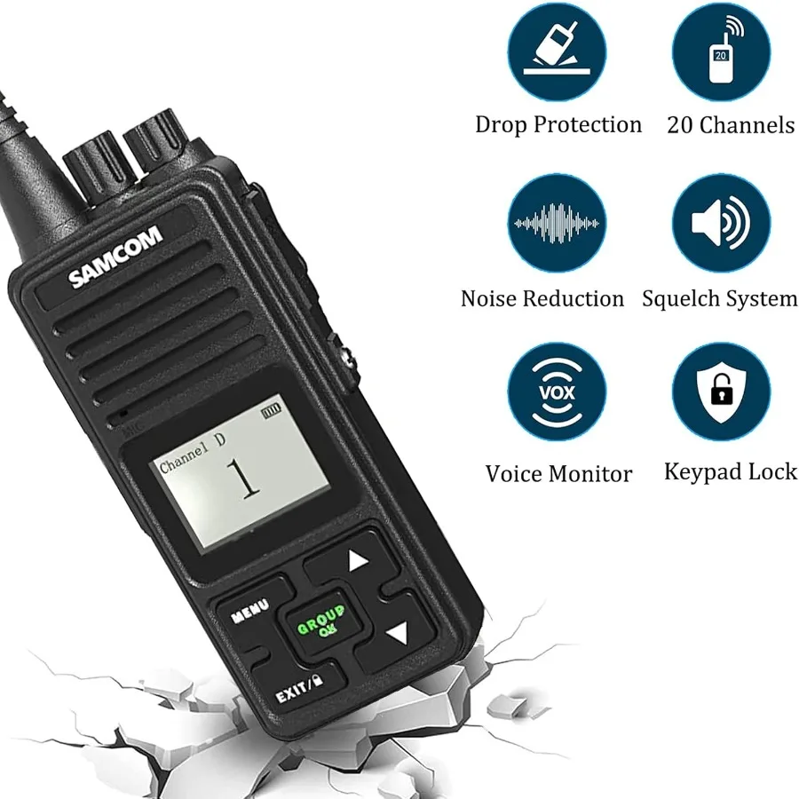 FPCN10A 2 طريقة أجهزة الراديو أجهزة الاتصال اللاسلكية قابلة للشحن 3000mAh اتجاهين أجهزة الراديو طويلة الاستعداد مجموعة دعوة VOX للبرمجة UHF يده Ra #6