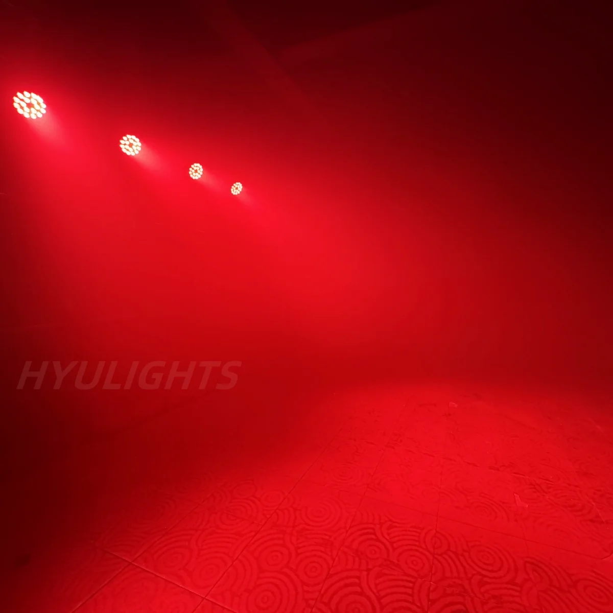 LED Par in lega di alluminio grande/piatto 18x18W RGBWA+UV Par Light per DJ DMX Bar Disco Luci natalizie Pubblico