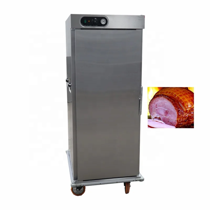 Advanced Design Single Door Food Warmer Heated Holding Cabinet Cart Mobile Thermal Dining Car Trolley