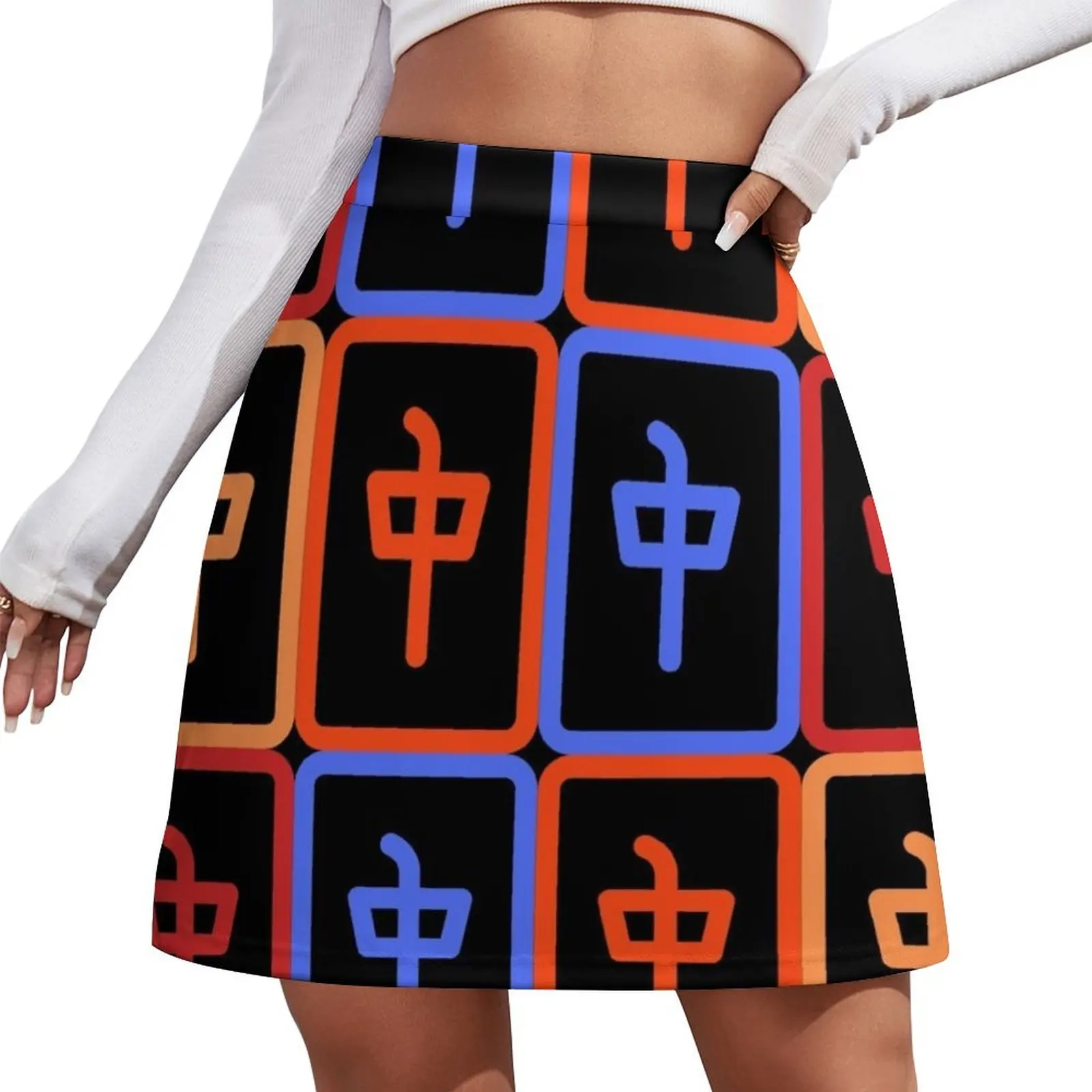 

Mah Jong Simbol Mini Skirt cosplay short skirts for women skirts mini skirt Mini Skirt