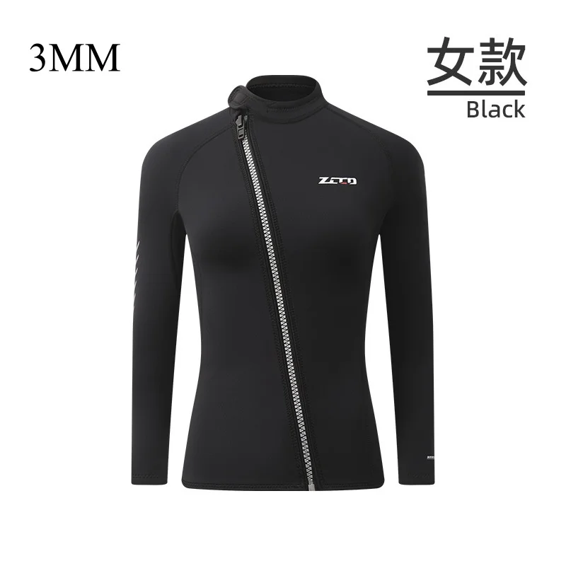 

3MM Women Men Scuba Keep Warm Kayaking Spearfishing Snorkeling Swim Jacket One Piece Water Sport Neoprene Kayaking Diving Coats