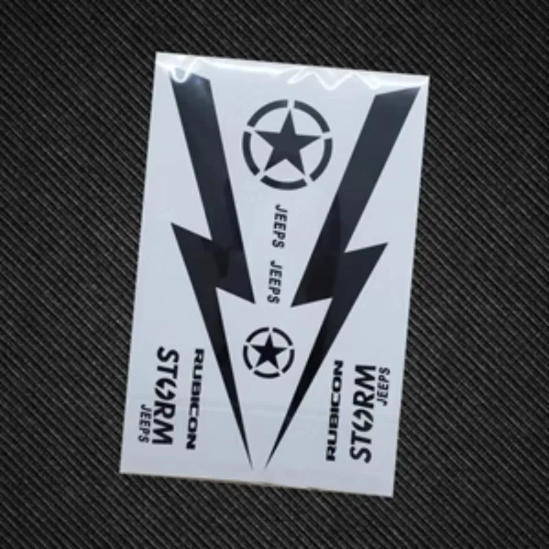 WBRC Model Simulation Sticker Decoration for 1/8 1/10 RC Crawler Car TRX4 Defender AXIAL SCX10 90046 RC4WD D90 K10 MK07 Tank 300