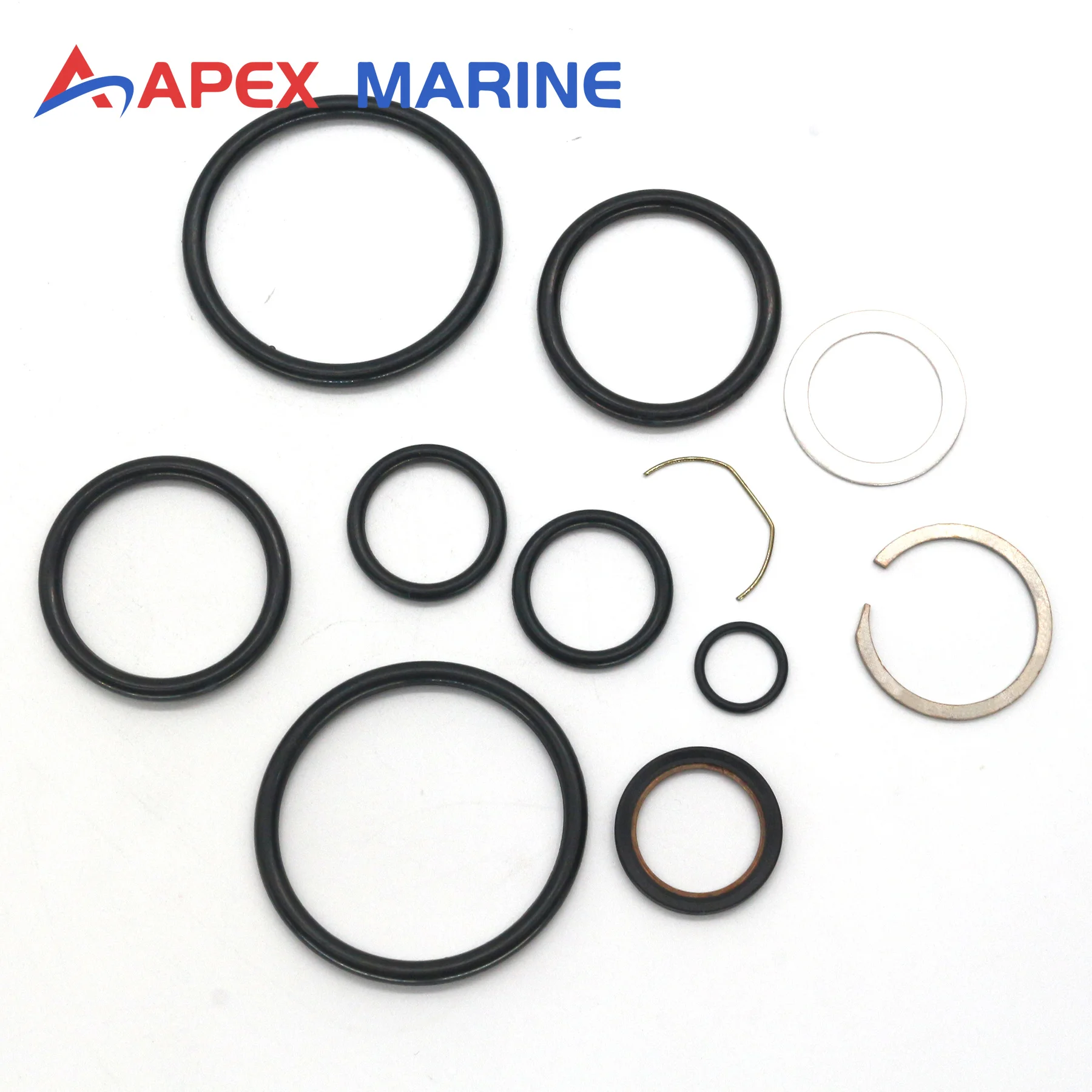 Paquete de 2 Kits de Juntas de Cilindro de Trim 87400A2 para MerCruiser Sterndrive R MR Alpha One Gen 1 2 Bravo 1 2 3 Modelos 25-87400A2 18-2649