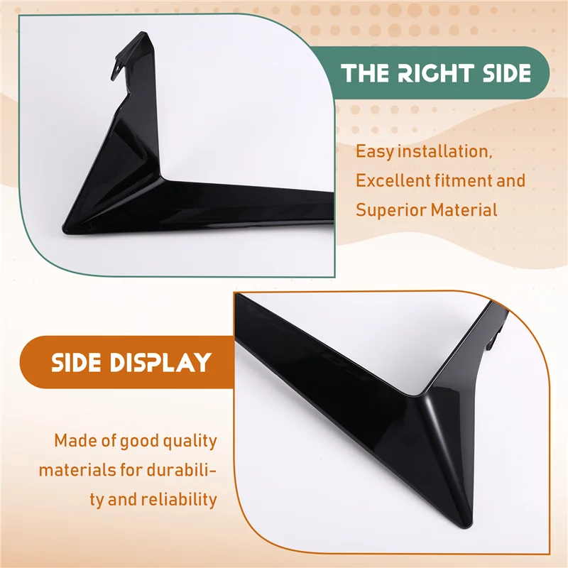 

AB56-Motorcycle Side Air Deflectors Wind Deflector Decorate Side Windshield Leg Fairing For Honda Forza750 Forza 750 2025