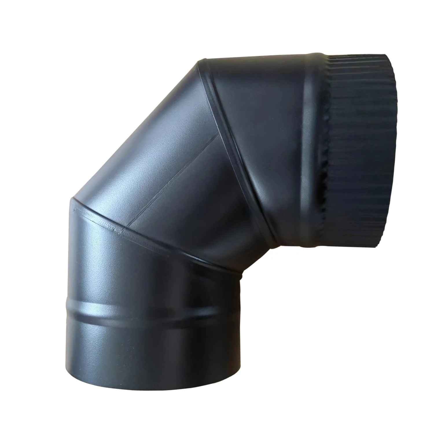 طقم أنابيب مدخنة الموقد 6 بوصة (150 مم) أنبوب مستقيم/الكوع/قوس/غطاء المطر للمدفأة/مجموعة مدخنة موقد الخشب