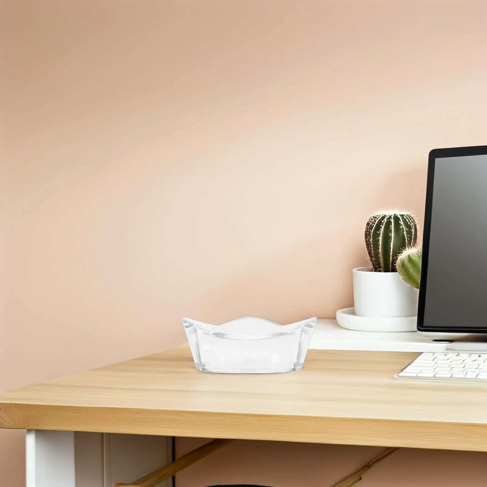 

Clear Acrylic Card Holder Vertical Business Card Organizer for Office Desk Reception Transparent Acrylic Storage Rack Display