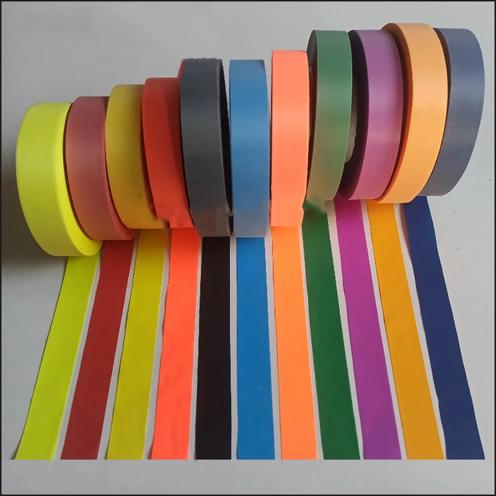 1-20 Meters 2.5CM High Brightness Reflective Strip PVC Night Light Sticker Vest Car Seam Reflective Safety Warning Tape Strip