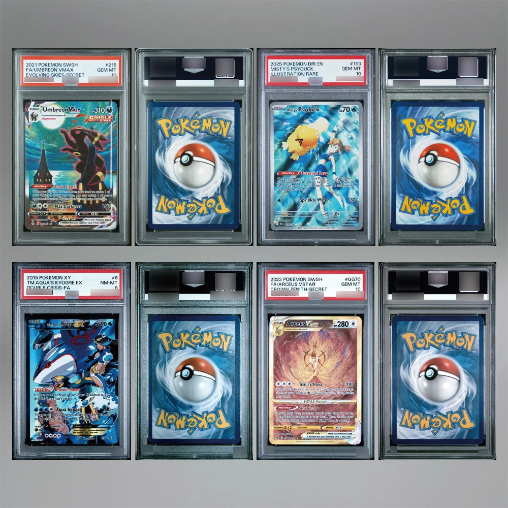 

Коллекционная карта для самостоятельного изготовления DIY PTCG (английская версия) Umbreon VMAX Misty Psyduck, 10 очков, редкий рейтинг, подарок для коллекционеров