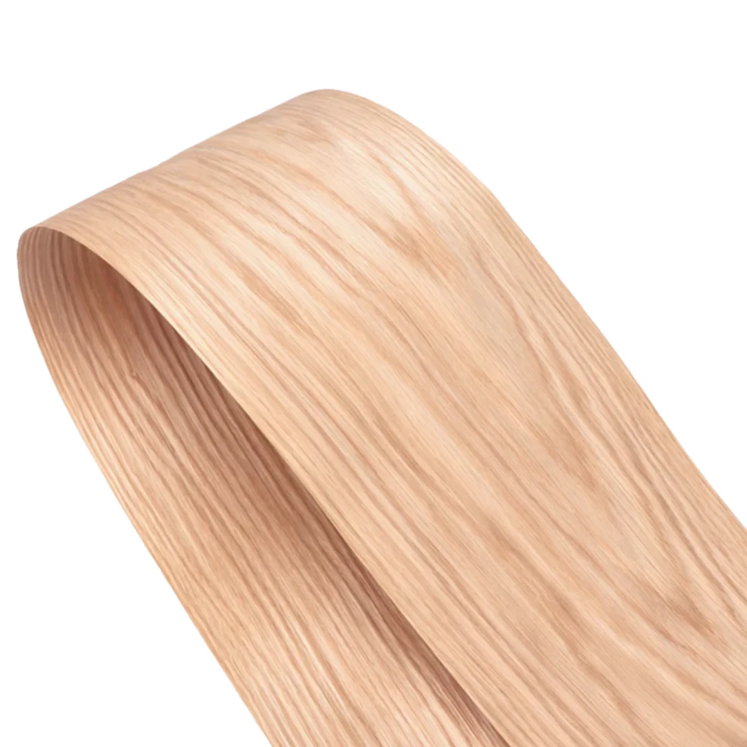 Length:2.5meters Width:180mm Thick:0.5mm Natural American White Oak Veneer Sheet DIY  Furniture Makeovers