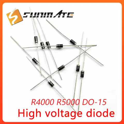50PCS  R4000 R5000  DO-15 High voltage diode