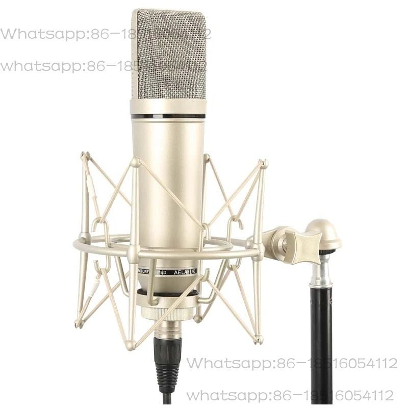 

J87 Позолоченный конденсаторный микрофон с большой диафрагмой и транзистором