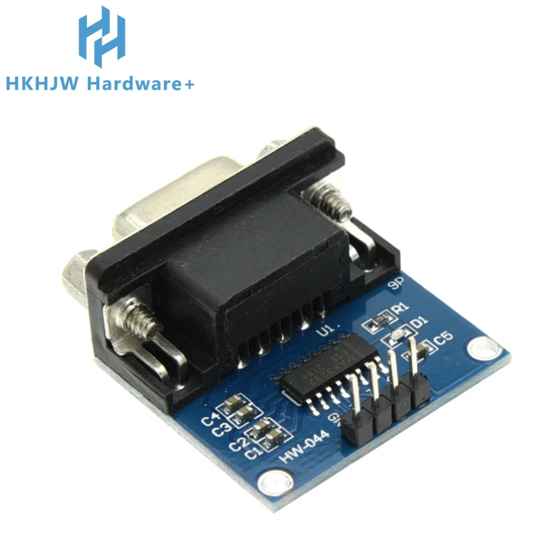 MAX3232 RS232 to TTL Serial Port Converter Module Female DB9 Connector MAX232 Flashing Board For Arduino