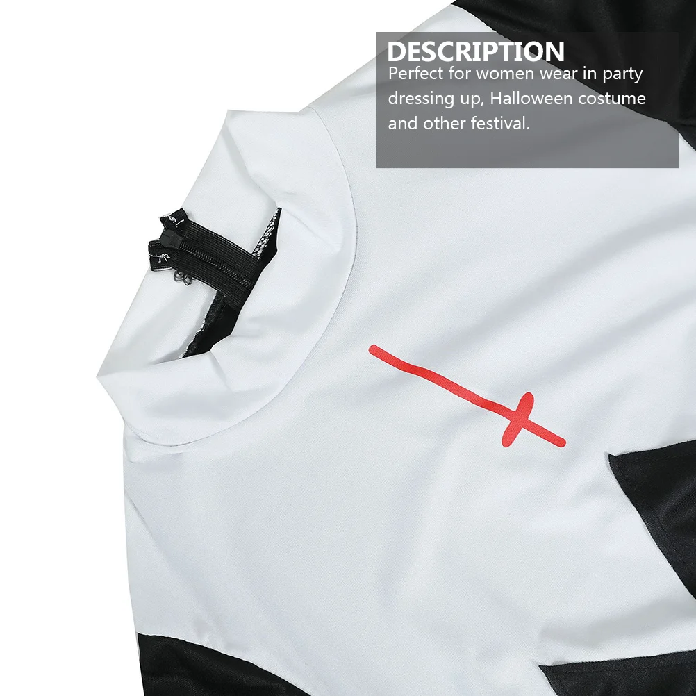 

1 шт., костюм монахини на Хэллоуин, прочная праздничная форма для взрослых, страшное платье, праздничная одежда, костюм на Хэллоуин, одежда монахини