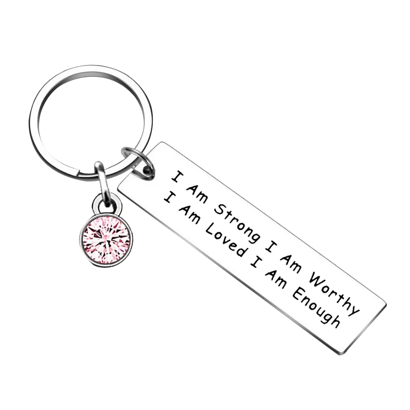 New Sobriety Gift Key Chain Ring Alcoholics Anonymous Gift keychains pendant Addiction Recovery Gift