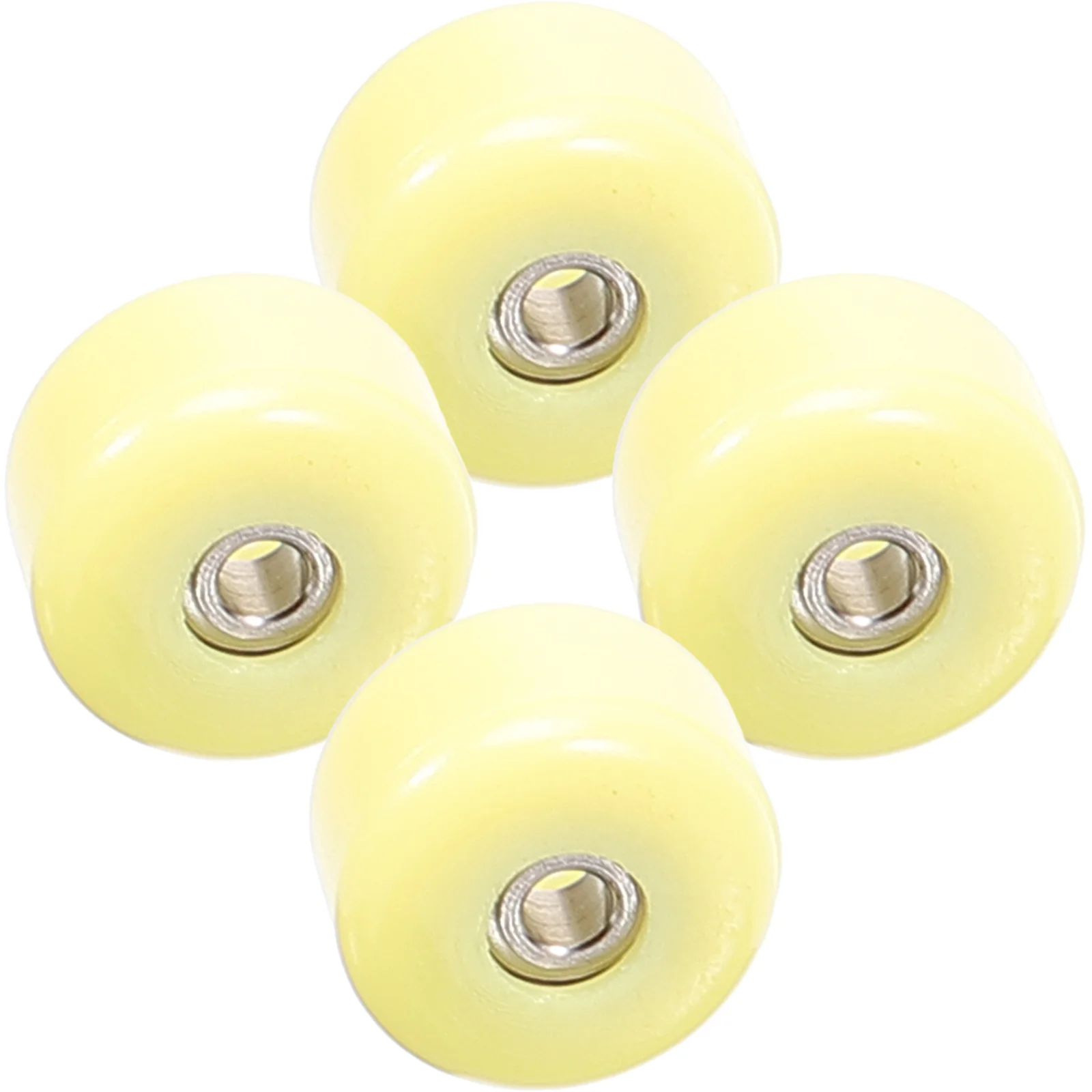 4 stuks Finger Skate Roller Premium Plastic Roestvrij Staal Duurzaam Educatief Stress Relief Voor Kinderen Volwassenen Compact Bureau