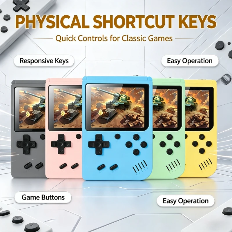 Gaming Console Under 500 - Retro Mini Portable Handheld Video Game