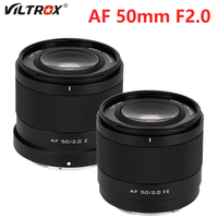 Viltrox AF 50mm F2.0 Auto Focus Full Frame Prime Lens for Sony E A7III A7IV A7V A7RIII A7C Nikon Z Mount Z6 Z7 Zf Camera Lens