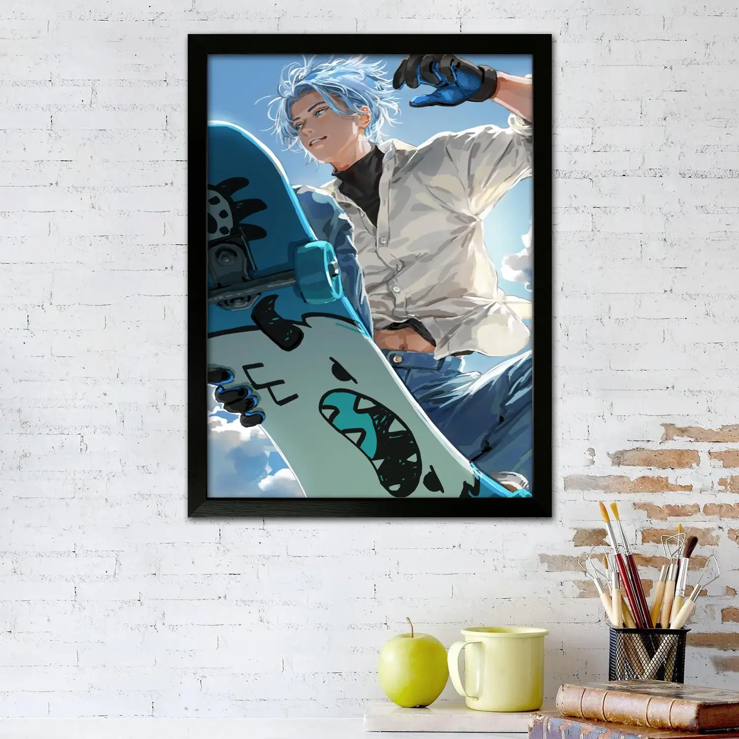 SK8 The Infinity Canvas Art Poster, Wall Art, Picture Print, Modern Family, Bedroom Decor, Posters,Decorative painting