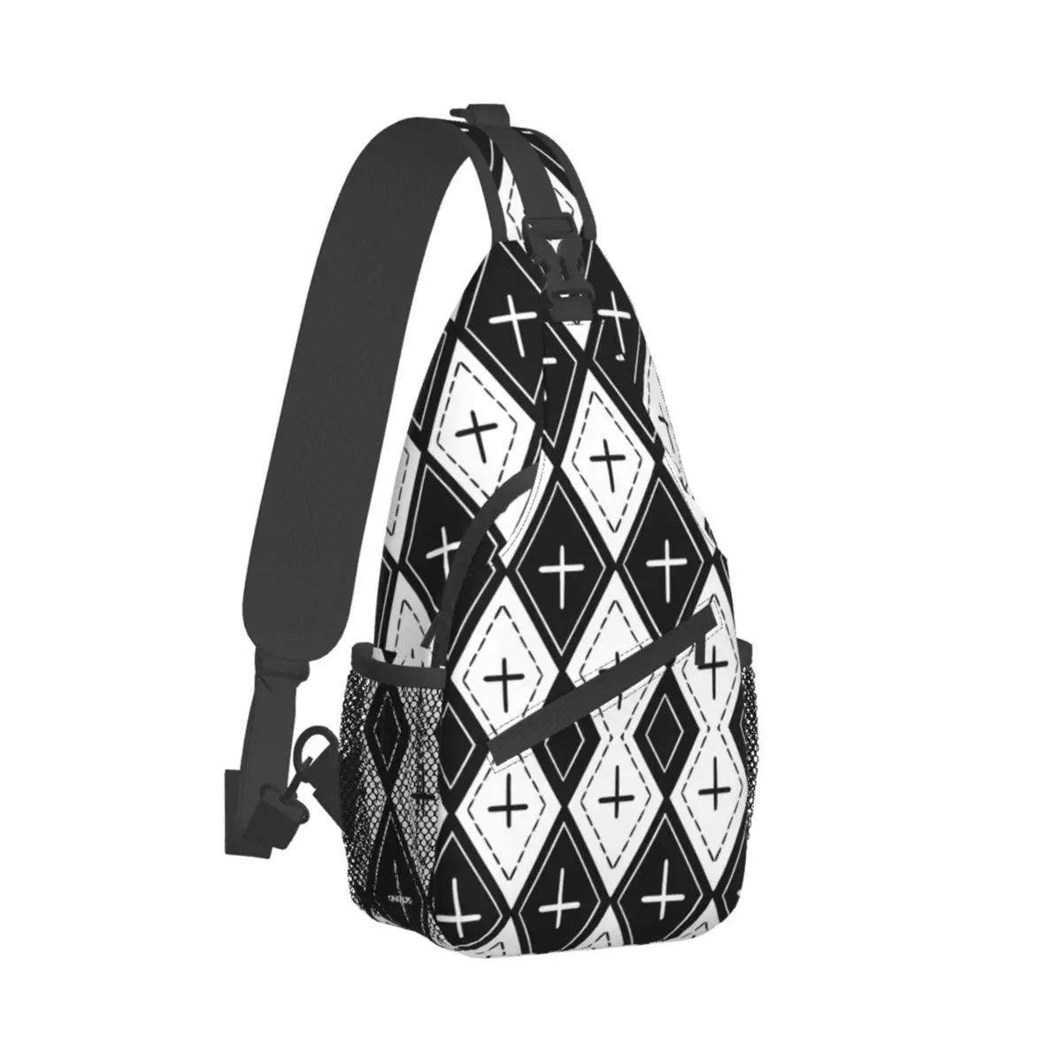 

Cross Crucifixion Crossbody Bag Sports Crucifix Pattern Chest Bag Unisex Women Man Fashion Shoulder Backpacks Travel