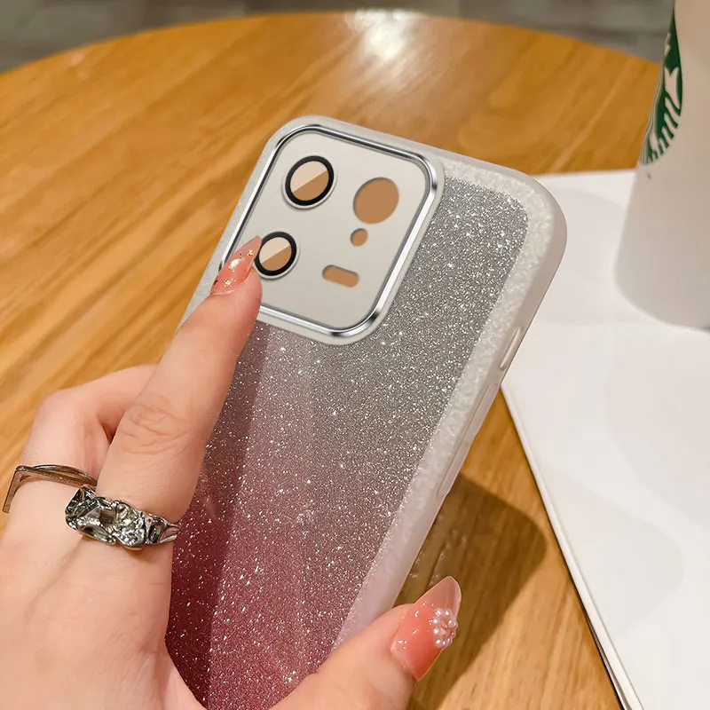 Xiaomi13 Bling Case,Shiny Glitter Cover For Xiaomi 13 Poco X5 F5 Pro 5G F4 Redmi Note 12 Pro 12S Phone Case Silicone Mi 13 pro