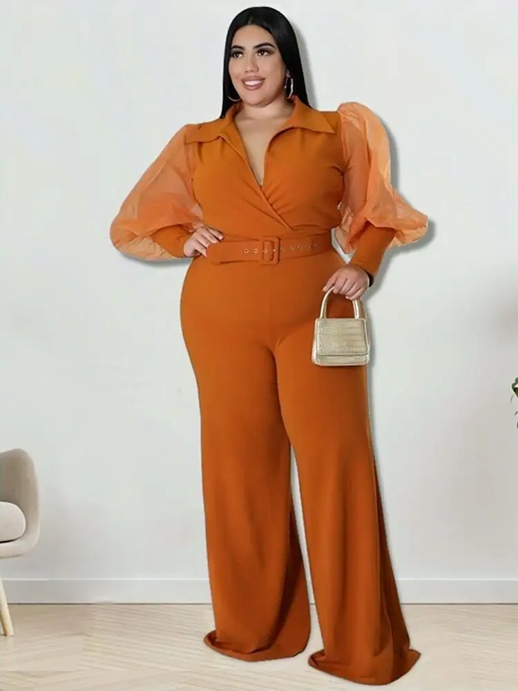 Macacão de uma peça chique e elegante feminino, macacão feminino, roupas de tamanho grande, plus size, feminino, atacado, em massa, Dropshipping