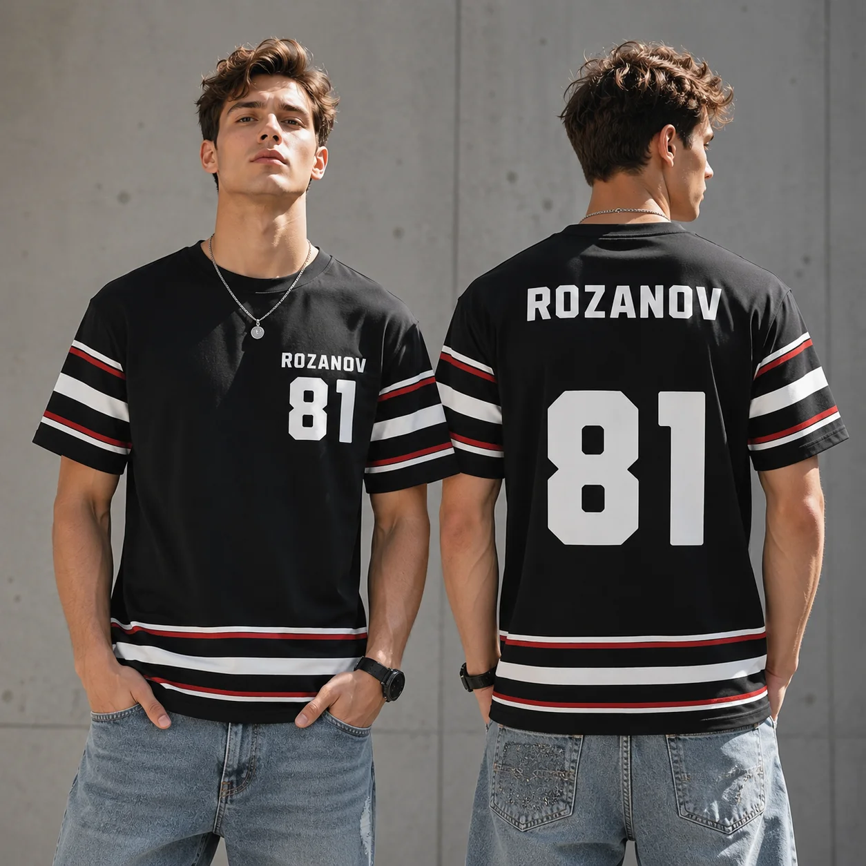 Llya Rozanov 81Bos Raiders Tee TV Heated Rivalry Graphic 3D Print T-shirt Short Sleeve Cotton Male Tshirts Unisex Streetwear Top