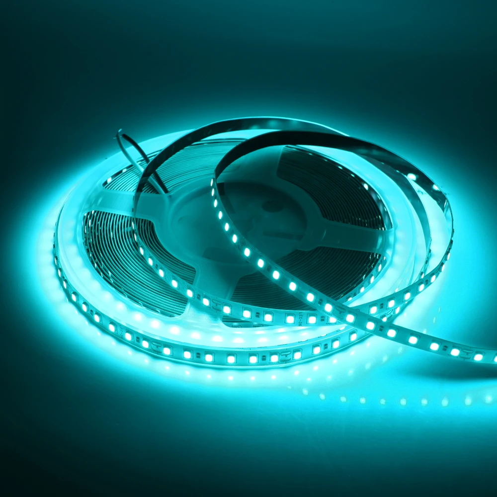 12V 24V 5m 10m LED Strip 5mm 8mm PCB Light 2835 120Leds/m White Red Pink Purple Ice Blue Flexible Tape Backlights for Decoration
