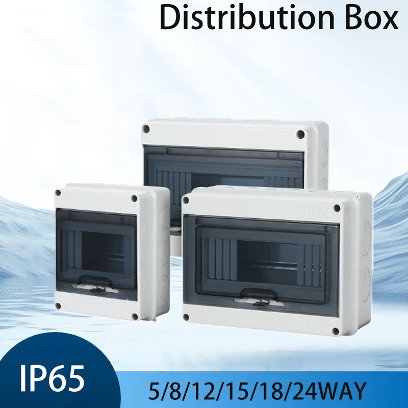 

Восьмисторонняя водонепроницаемая распределительная коробка IP65, распределительная коробка автоматического выключателя, пластиковые электрические панели, разъемы, клеммы, коробки ﻿
