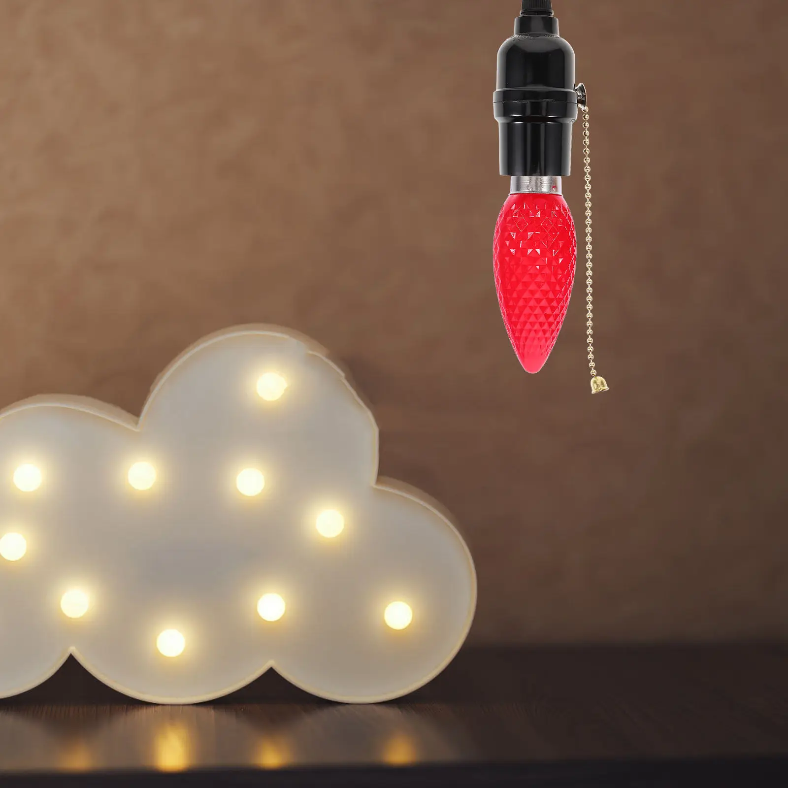 

2Pcs LED Bulbs Colored Patterned E14 Base Christmas Light Bulbs for Home Party Holiday Decoration Energy Efficient