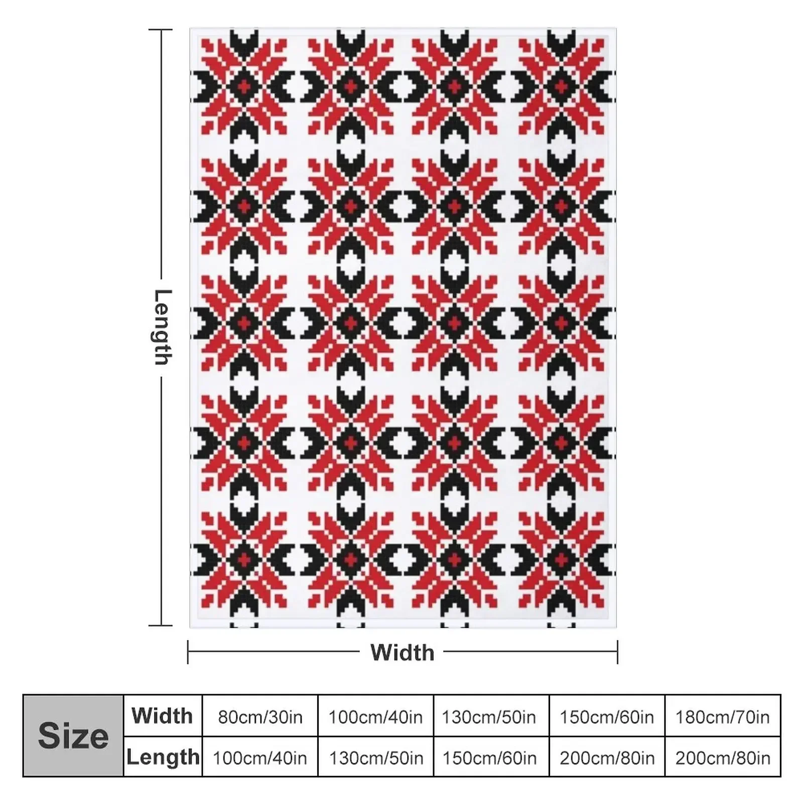 New Eastern Europe Pattern, Traditional Folk, Folklor Throw Blanket Weighted Hairy Fashion Sofas Blankets